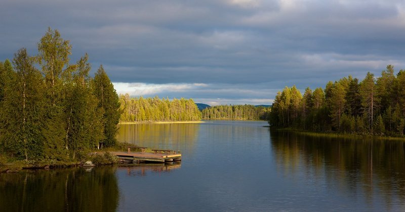 Озеро фото превью