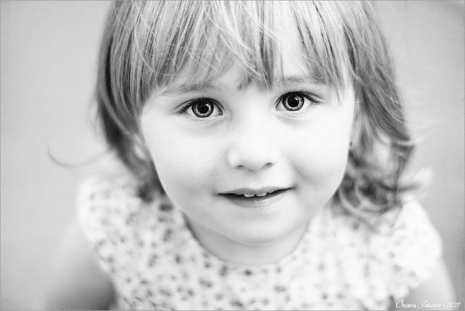 дети, улыбка, взгляд, девочка, Оксана Якубів