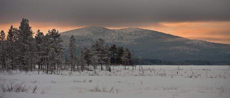 кольский, полуостров, зима Встречая рассвет фото превью
