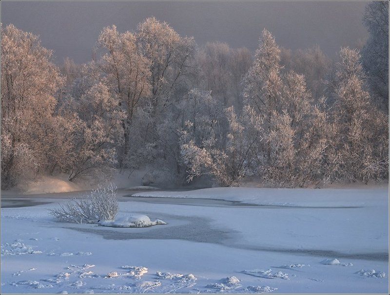 мороз, ульба Морозный рассветphoto preview