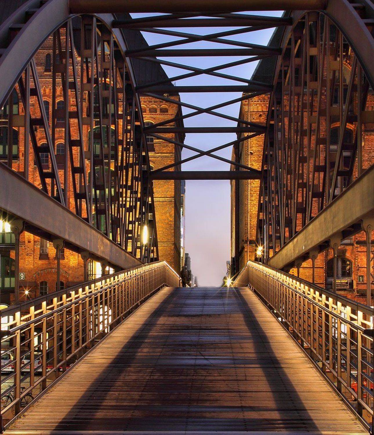 из серии каналы и мосты. Автор: Игорь Дубровский германия, гамбург, мост, ночь, Игорь Дубровский