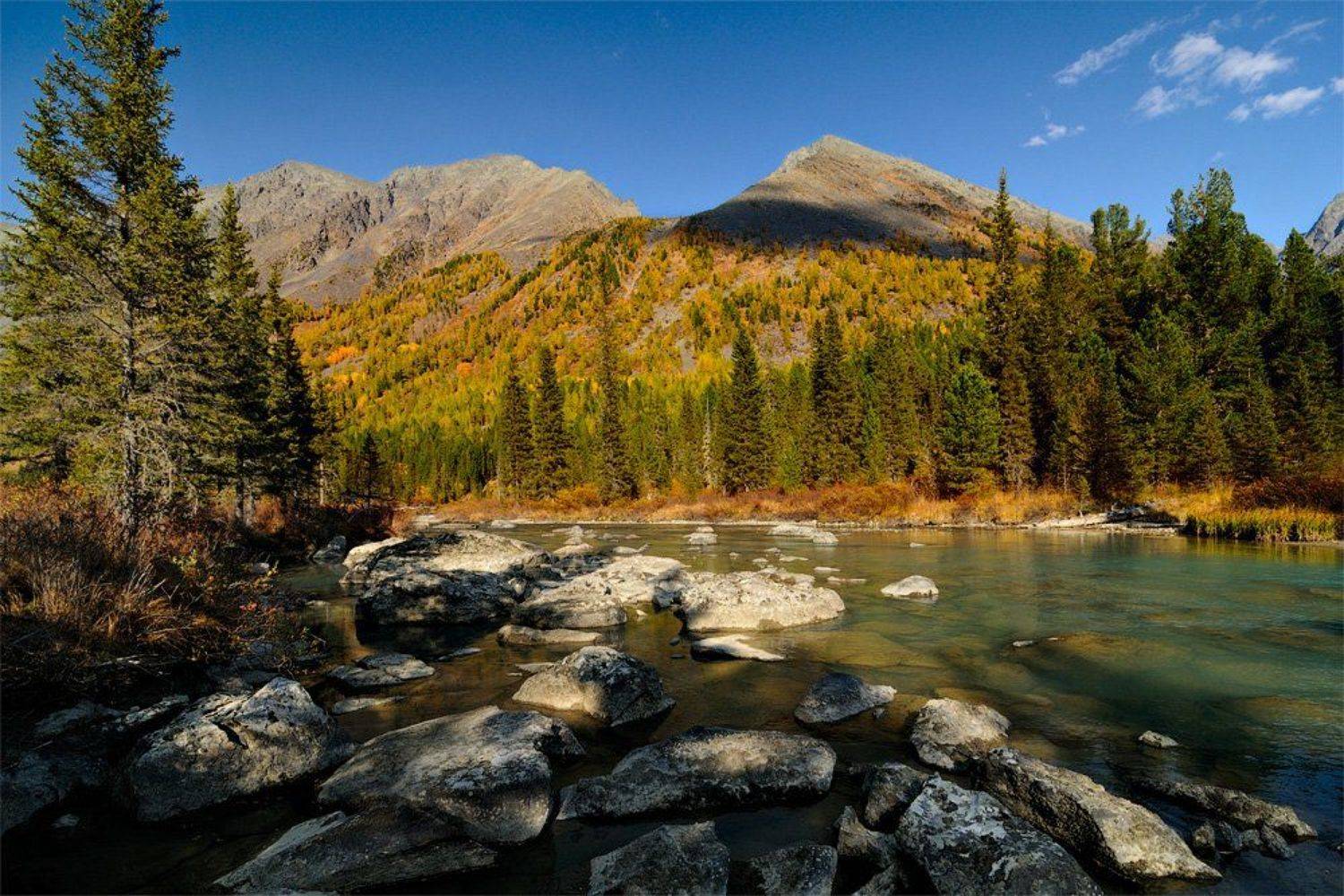 россия,  горный алтай, усть-коксинский район, катунский хребет, река мульта, Kaiser Sozo