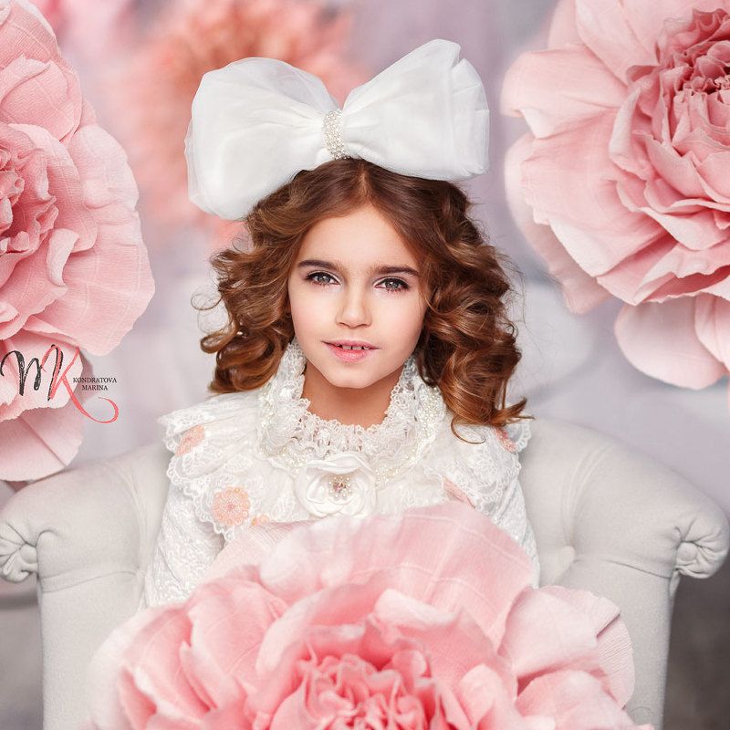 портрет, девочка, куколка, студия, цвет, романтика, детский, дети, мода, стиль, арт, художественный Куколкаphoto preview