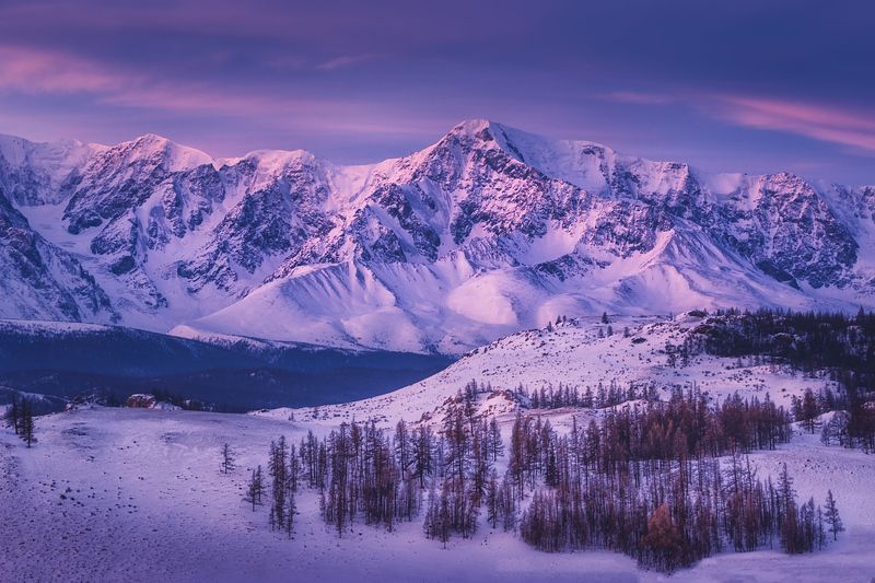 После морозной ночи. В горах Алтаяphoto preview