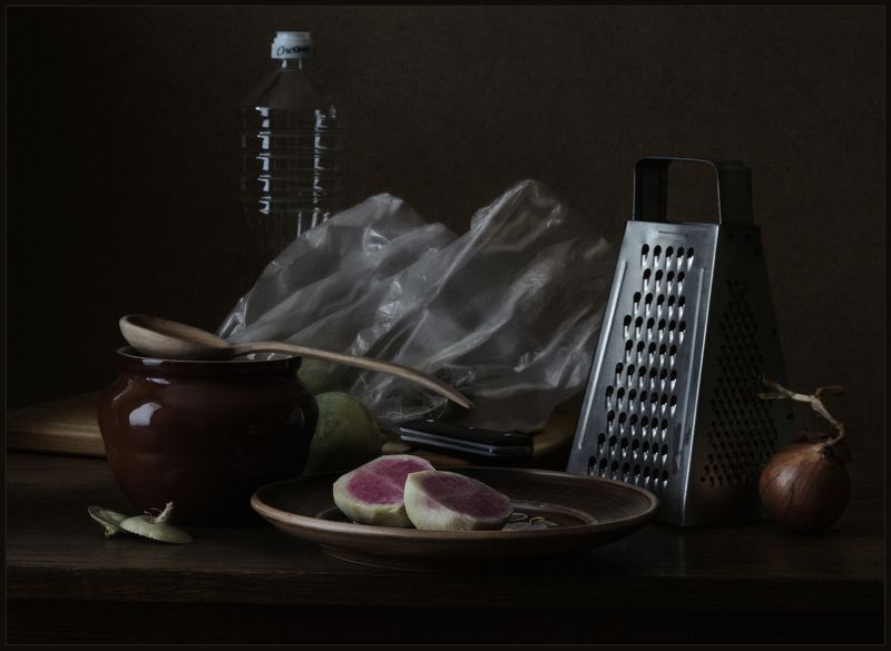 натюрморт, still life, редька ... с редькойphoto preview
