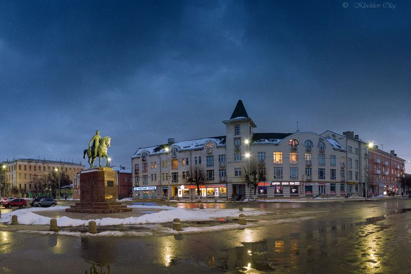 рязань Вечер на Соборной площади.photo preview