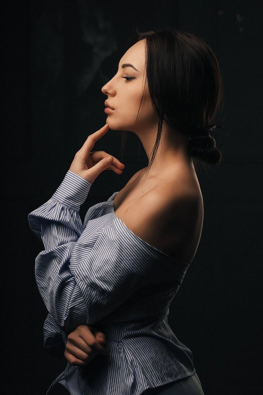 девушки, девушка, портрет,  женский портрет, Максим Лобиков