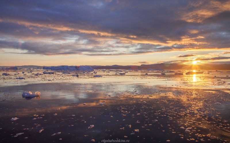 арктика, гренландия, arctic, greenland, sunrise, рассвет, фотопутешествие, фототур Рассвет в Арктике!photo preview