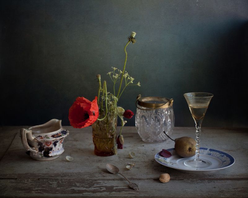 лето, натюрморт, марина марианна, марина-марианна, настроение, поэзия, муха, гостья, мак мак и мухаphoto preview