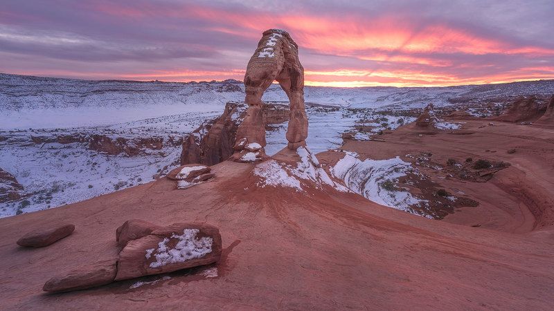 USA, Utah Delicate sunsetphoto preview