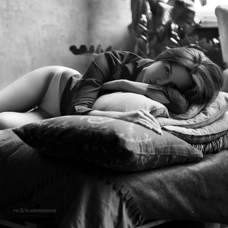 чб, портрет, студия, fujifilm, черно-белое, black and white, girl, portrait Утроphoto preview