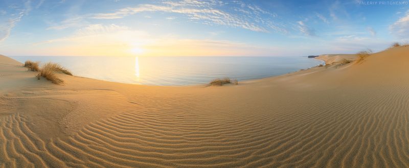 панорама, пейзаж, утро, природа, panorama, landscape, nature, sunrise, morning Песчаные просторы.photo preview