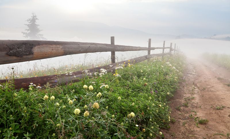 Даль подернулась туманом...photo preview