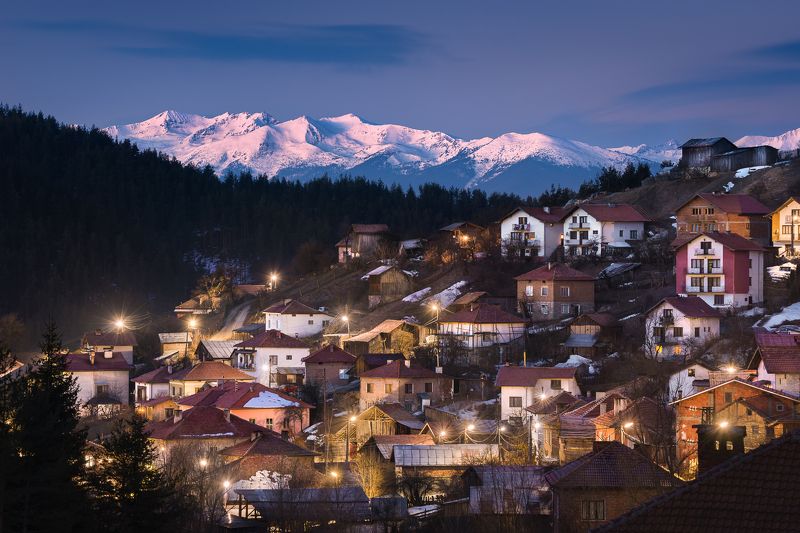 rhodope mountain, blue hour, bulgaria, pirin When the roosters singphoto preview