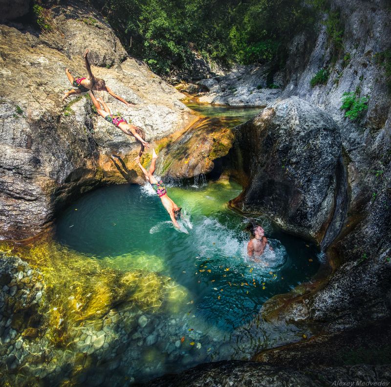 большой, каньон, Крым, озеро, река	 Бодростьphoto preview