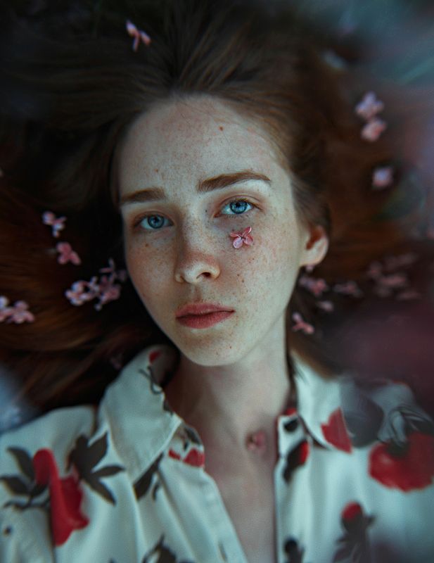 portrait, портрет, girl, redhair, portraiture, outdoor, девушка, молодость, май, весна, spring, lilac, retouch, ретушь, цвет, сирень Irinaphoto preview