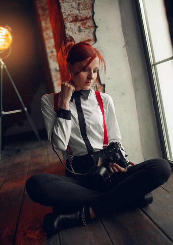 девушка, портрет, фотография, винтаж The photographerphoto preview