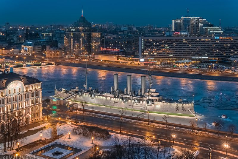 россия, петербург, санкт-петербург, весна, лед, дрон, квадрокоптер Крейсер «Аврора»photo preview