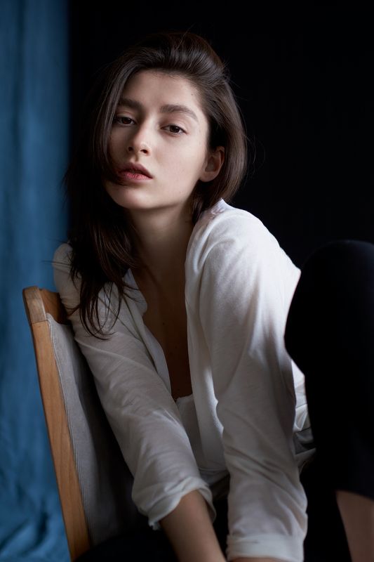 девушка, глаза, портрет, естественный свет, студия, portrait, girl, eyes, studio, sigma, sony Маринаphoto preview