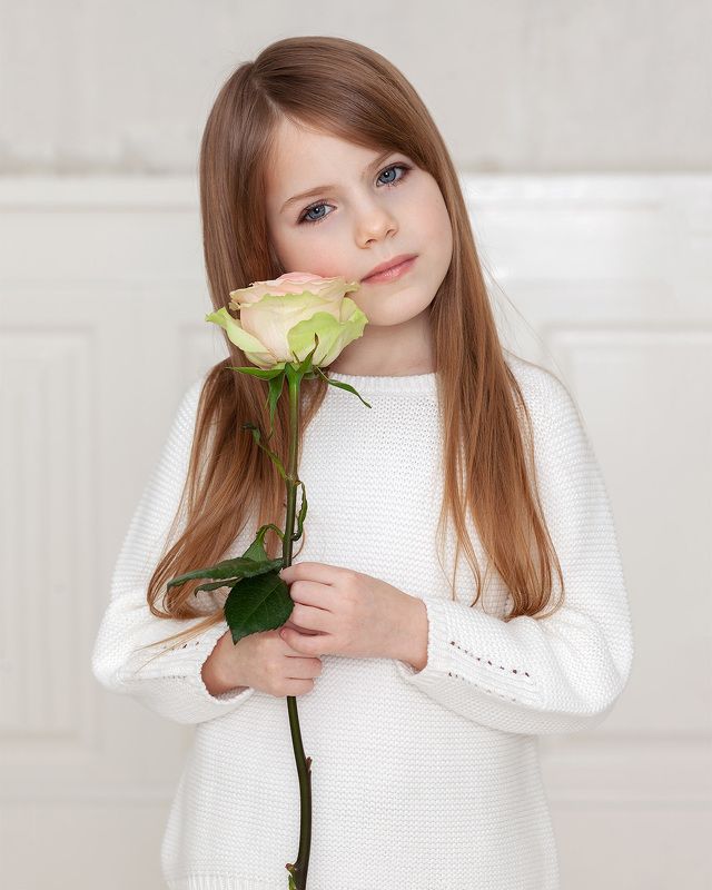 девочка, портрет, фото, фотография, photo Дашенька - нежный цветочекphoto preview