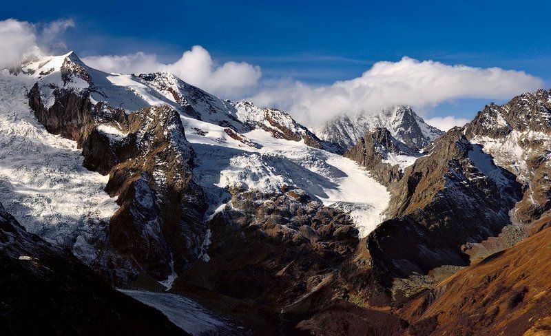 россия, кавказ, карачаево-черкесия, домбай Ущелье реки Алибекphoto preview