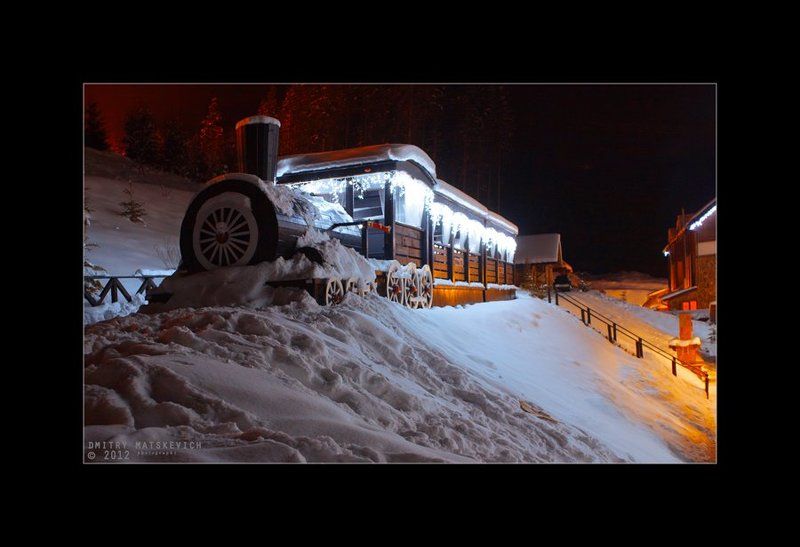 Зимний паркингphoto preview