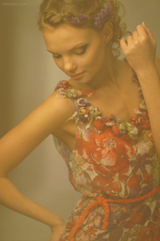 портрет, жанр, на душе веснаphoto preview