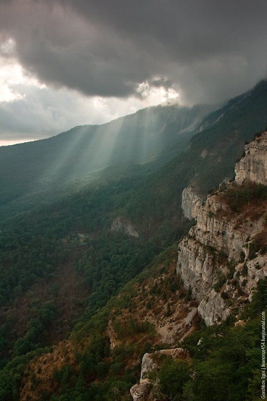 крым, горы, лучи, осень, rpp Лучиphoto preview