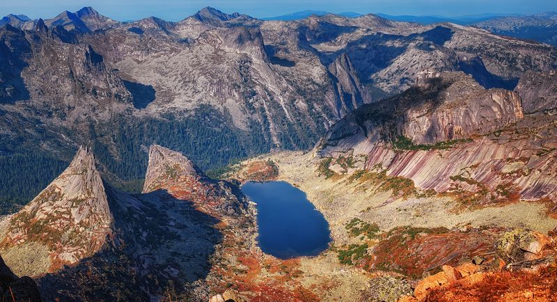 ергаки Спускаясь с перевалаphoto preview