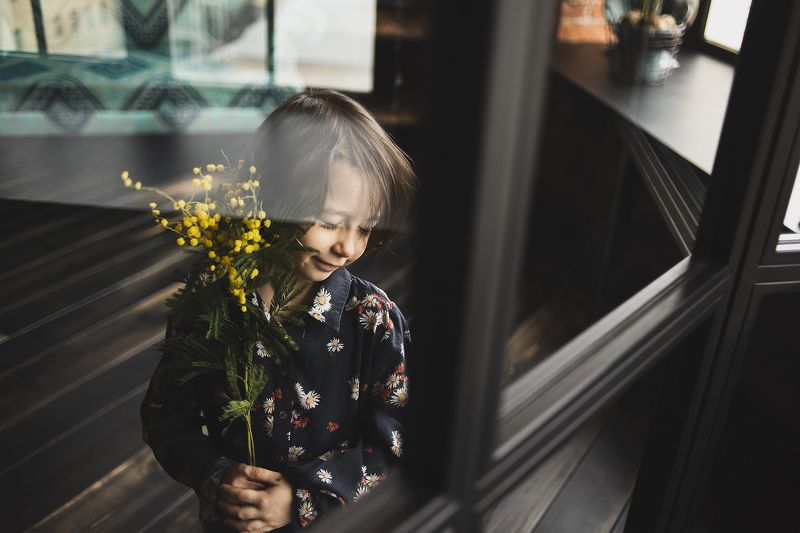 весна девочка мимоза студия веснаphoto preview