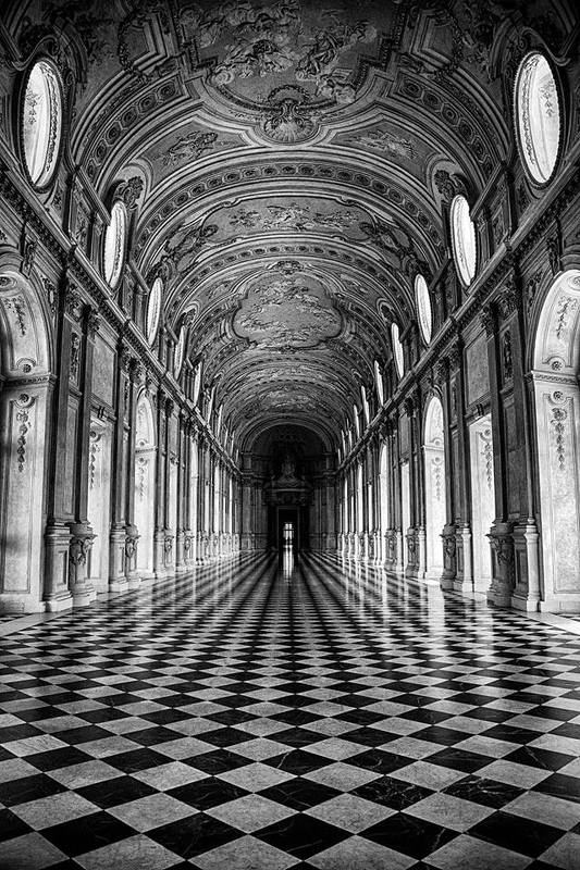 venaria reale simone zeffiro architecture photography fineart art black and white Venaria Realephoto preview