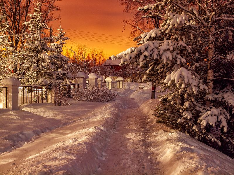 Из зимненочного....photo preview