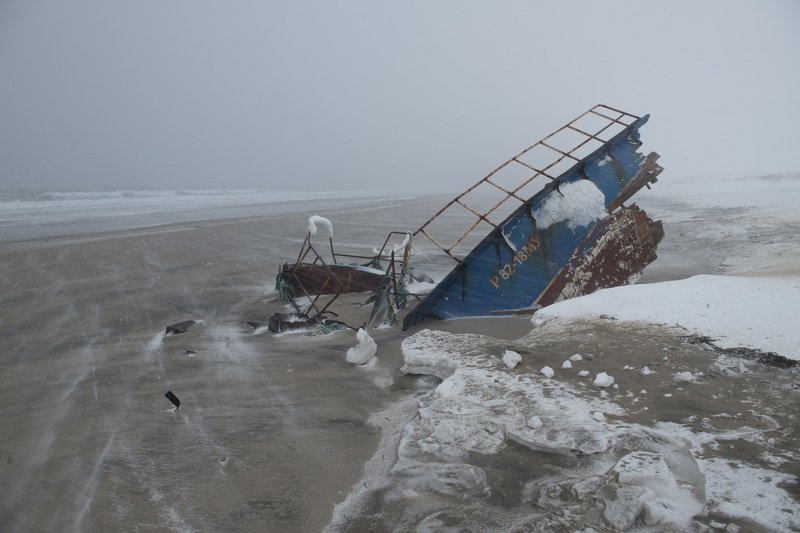 териберка, ветер, метель ***photo preview