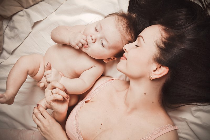 ребенок, малыш, женщина, семья, idyllphoto preview