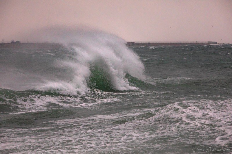 море,крым,пейзаж,шторм,россия,фототур,волна,волны,природа,севастополь Вечерний штормphoto preview