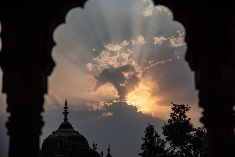 индия, закат photo preview