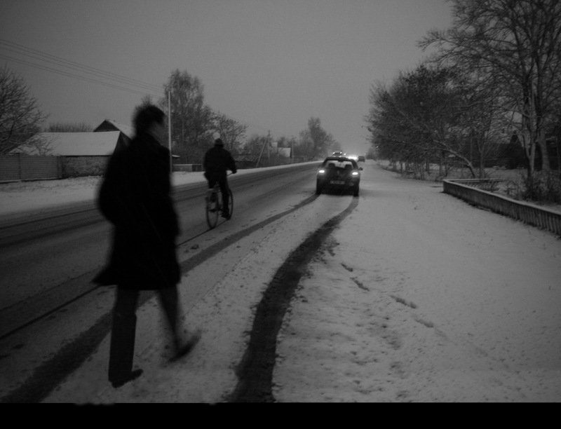 winter belarus road track Motionphoto preview