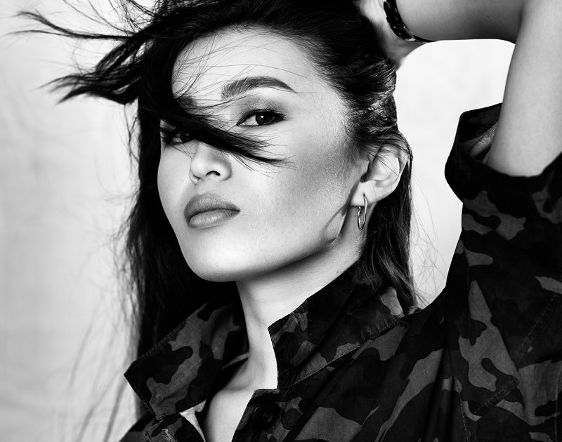 beauty, fashion, edgy, blackandwhite, Hasselblad, long hair, army, photography, photograher, creative, inspire Akbubekphoto preview