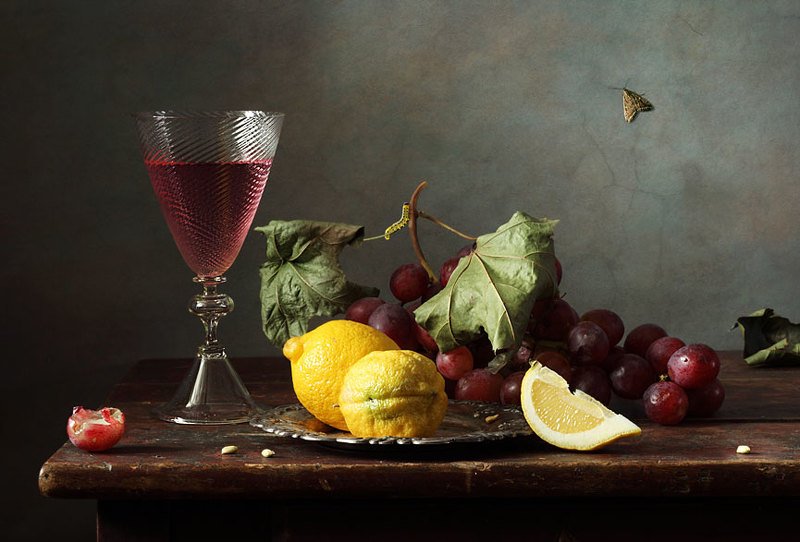 С лимоном и виноградомphoto preview