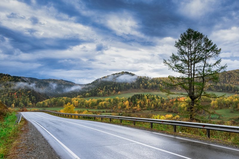 алтай, облака, горы, осень горы и облакаphoto preview