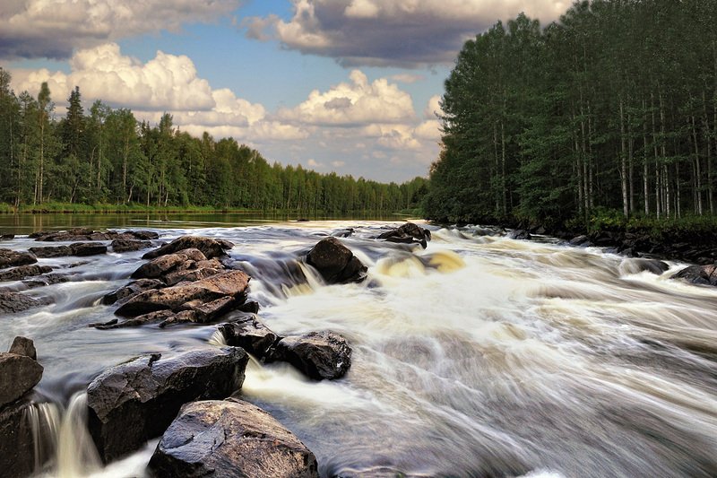 карелия, охта, порог, лето Охтопорог фото превью