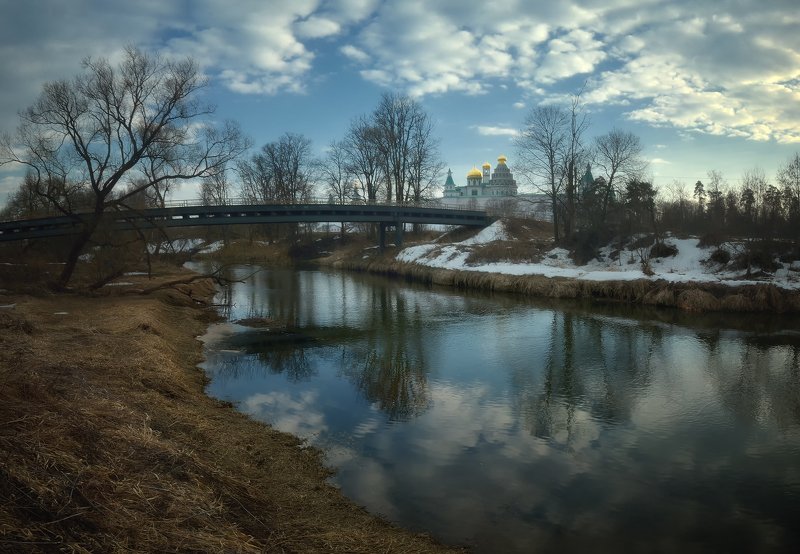 лес, природа, пейзаж, весна, река, вода, ручей, подмосковье Весне дорогуphoto preview