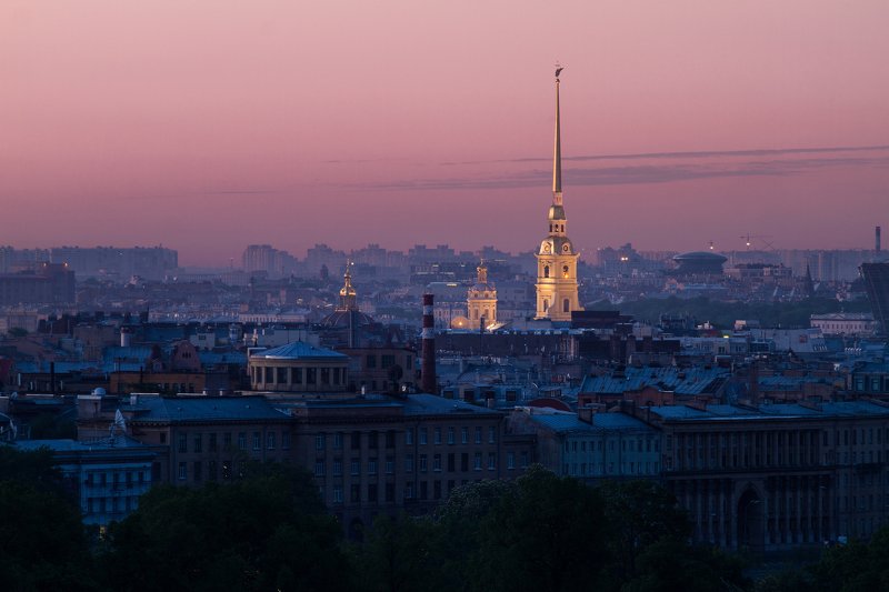 рассвет, россия, санкт-петербург, городской пейзаж На рассветеphoto preview