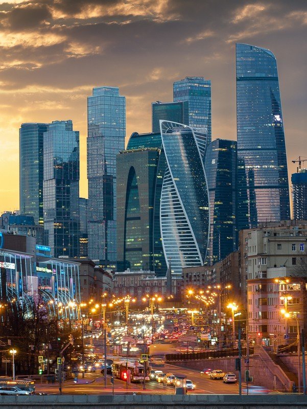композитная фотография, москва, москва-сити, город, архитектура Москва-Ситиphoto preview