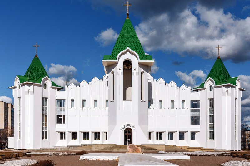 тамбов, церковь, храм, тамбовщина, религия, храм христа спасителя евангельских христиан Храм Христа Спасителя Евангельских Христиан г. Тамбов. фото превью