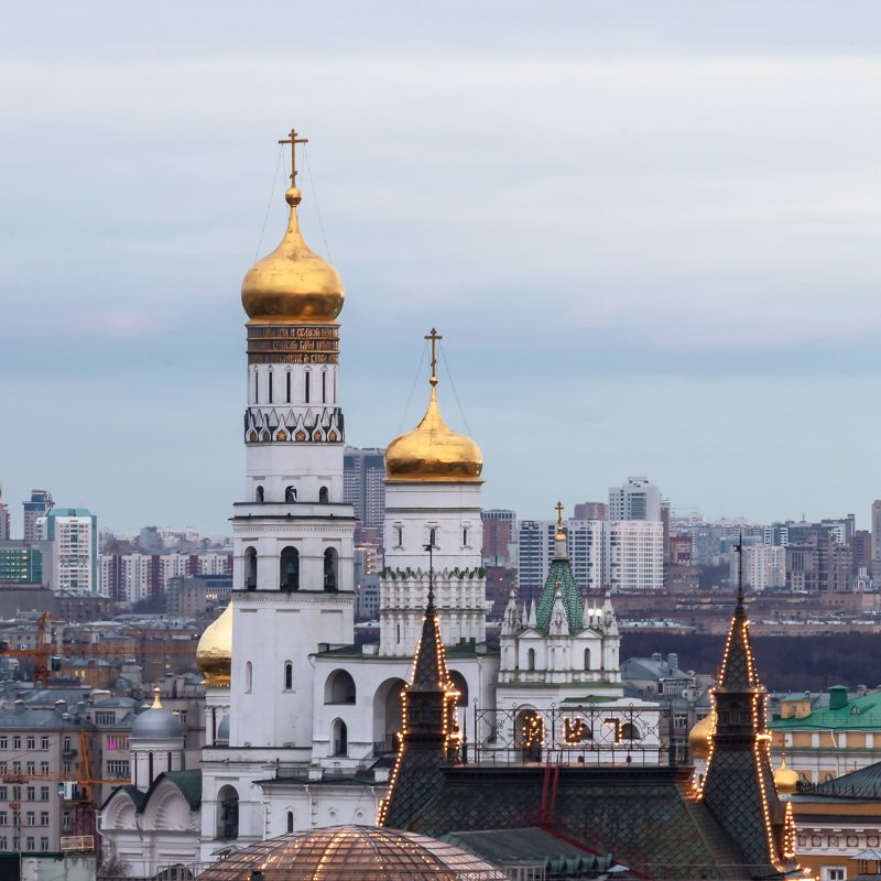 архитектура, город, вечер, весна, закат Куполаphoto preview