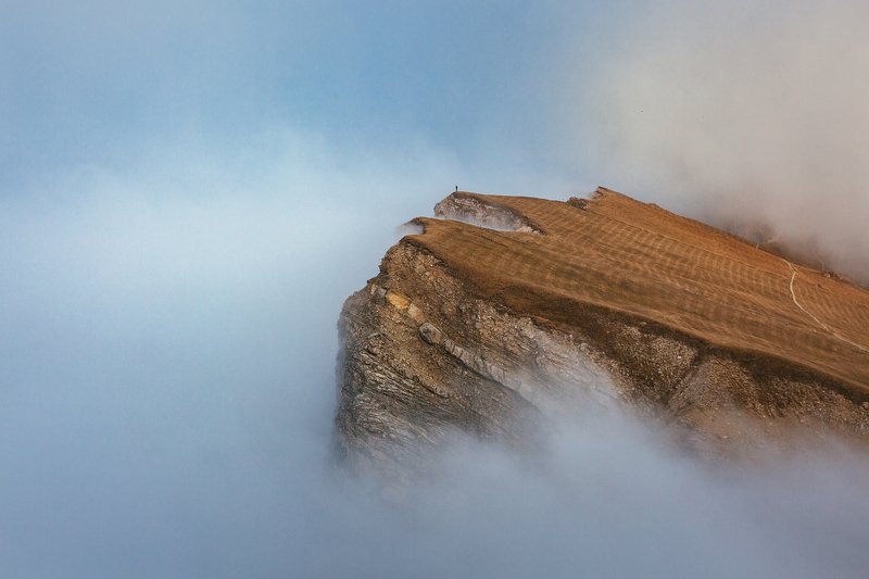 Италия, Доломиты, Сечеда, горы, туман На краю бездныphoto preview