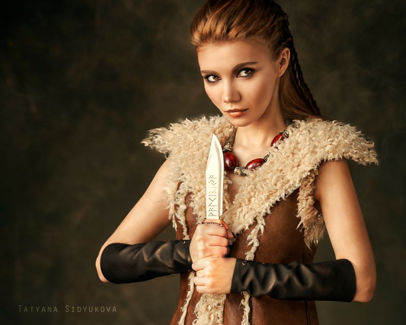 девушка, красивая, рыжая, красивый портрет, портрет, tanyasid, валькирия Валькирия Тоняphoto preview