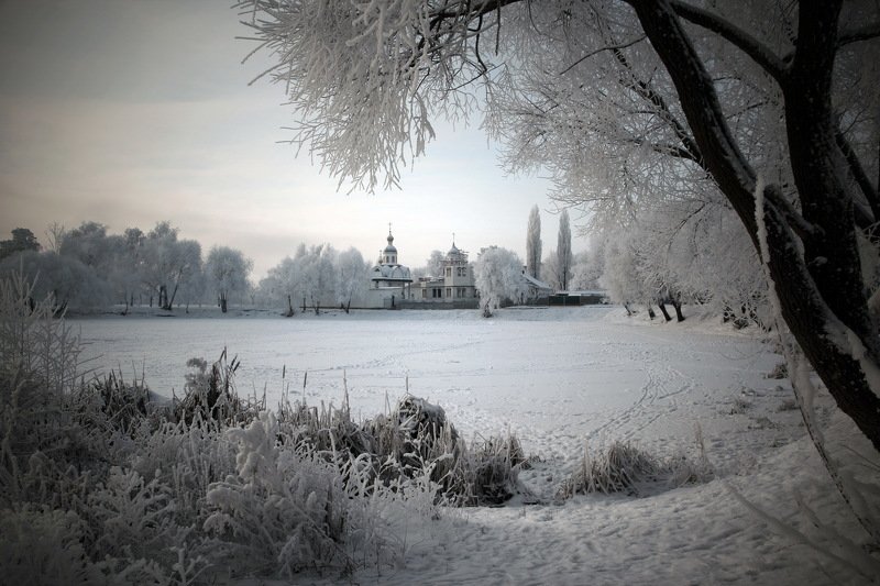 gomel belarus winter snow гомель беларусь зима снег дерево Зимний Пейзаж (II)photo preview