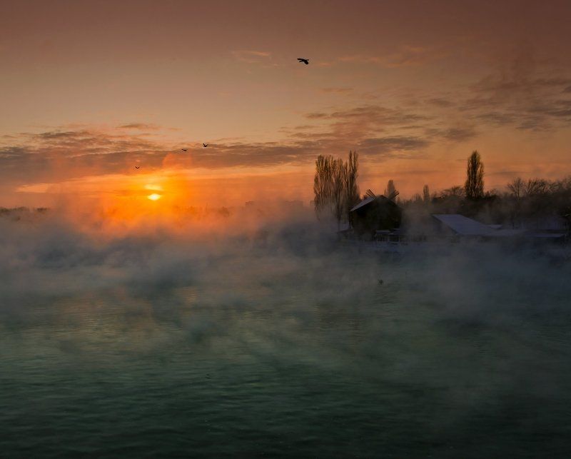 город, парк, зима река кубань ФРАГМЕНТЫ ЖИЗНИ КУБАНЬ РЕКИ-2photo preview